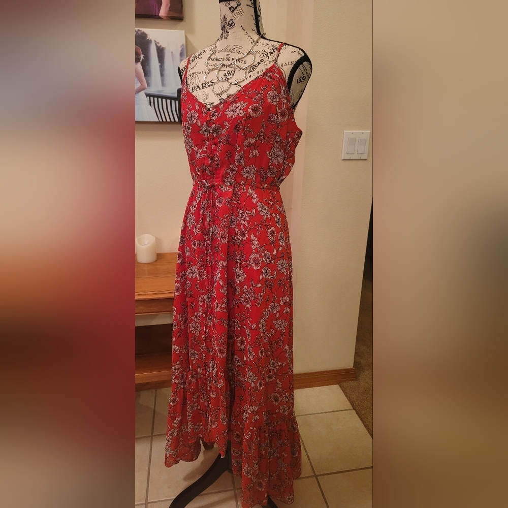 Nanette Lepore Scarlet Floral High Low Dress